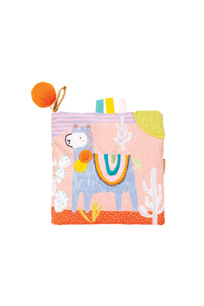 Manhattan Toy Llama Soft Book - Sea Apple