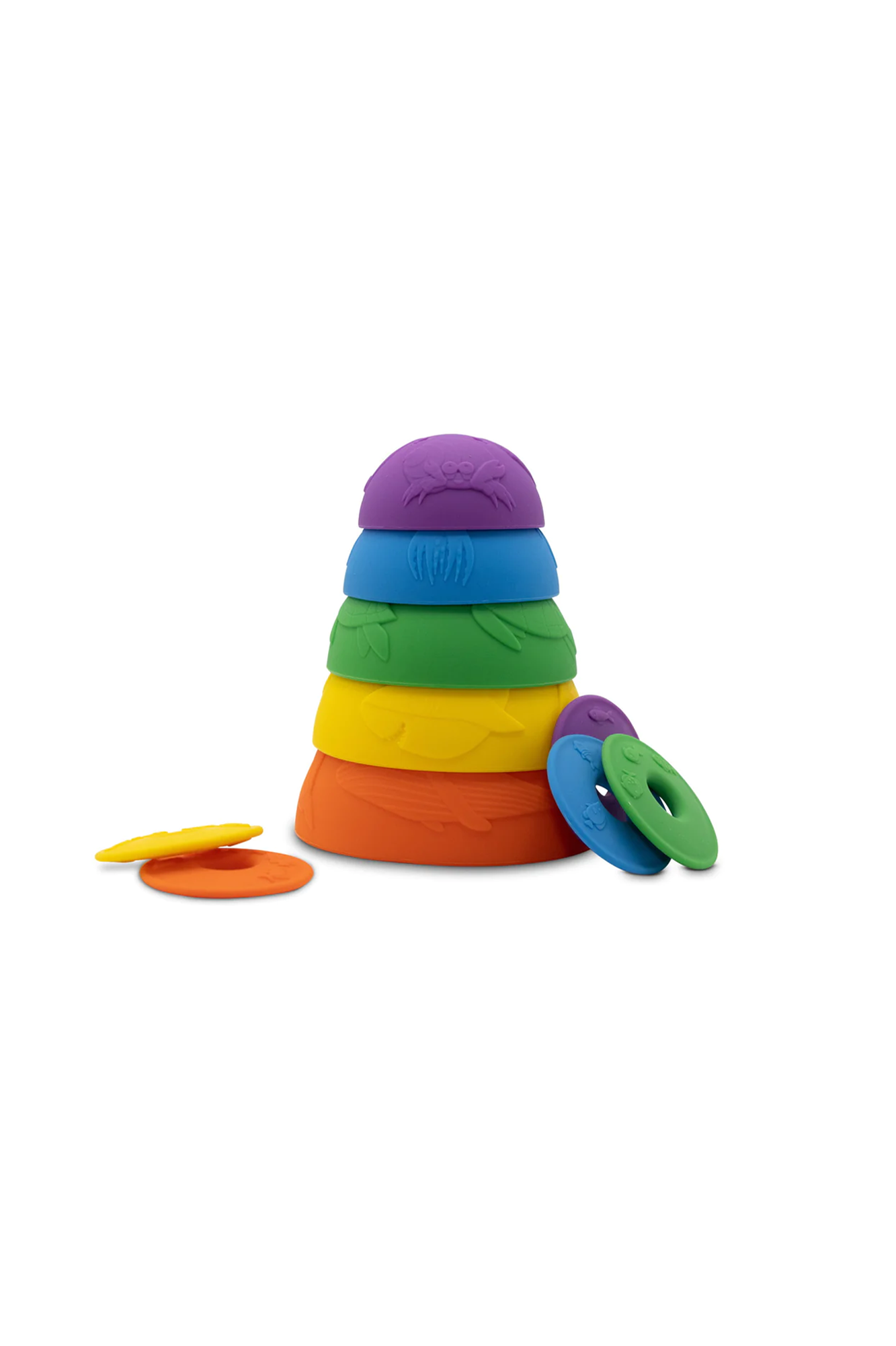 Jellystone Ocean Stacking Cups Pack of 5 - Rainbow Bright