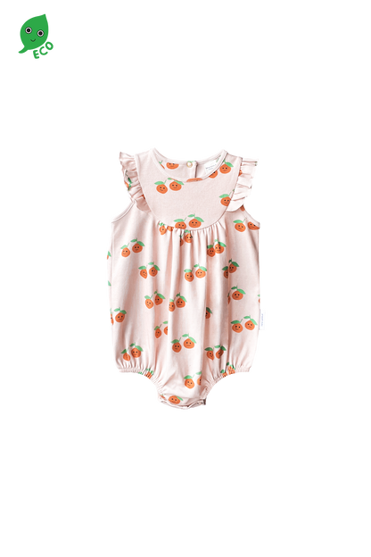 Oranges Ruffled Playsuit