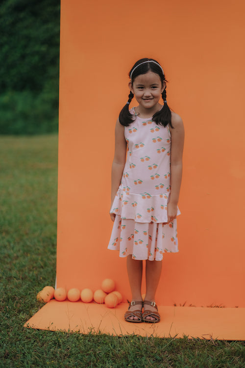 Oranges Sleeveless Dress