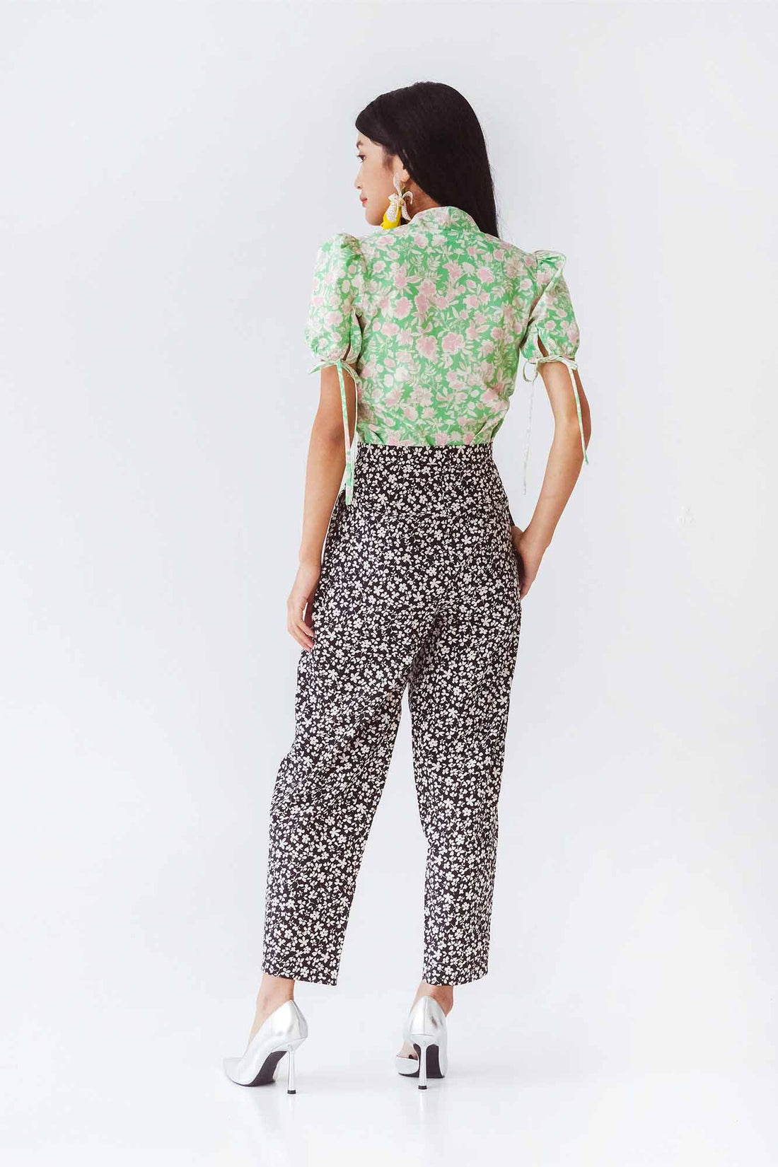 Plum Blossom Tapered Pants