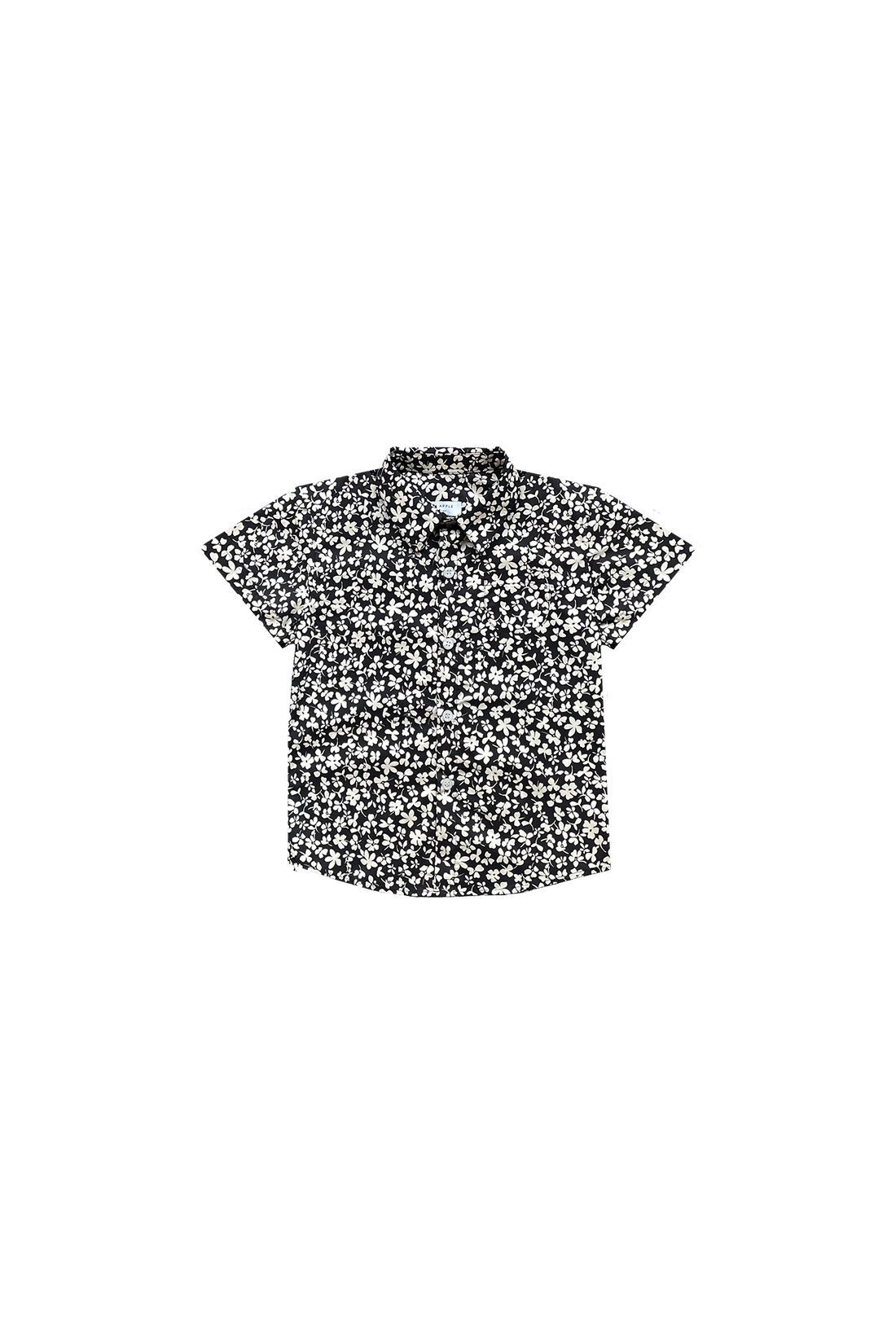 Plum Blossom Collared Shirt