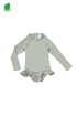 PISTACHIO RUFFLED RASHGUARD UPF 50+ - Sea Apple