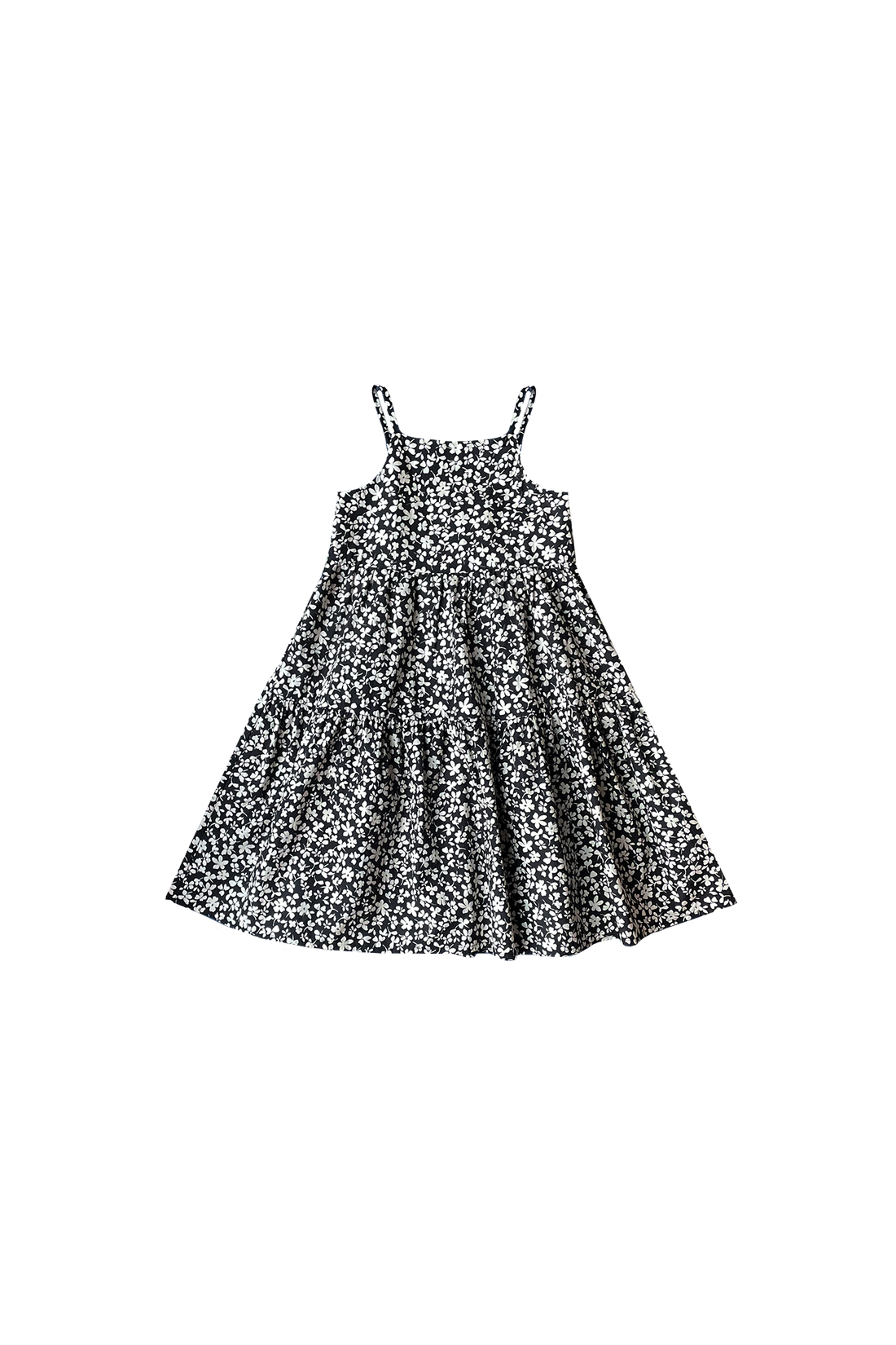 Plum Blossom Midi Tiered Dress