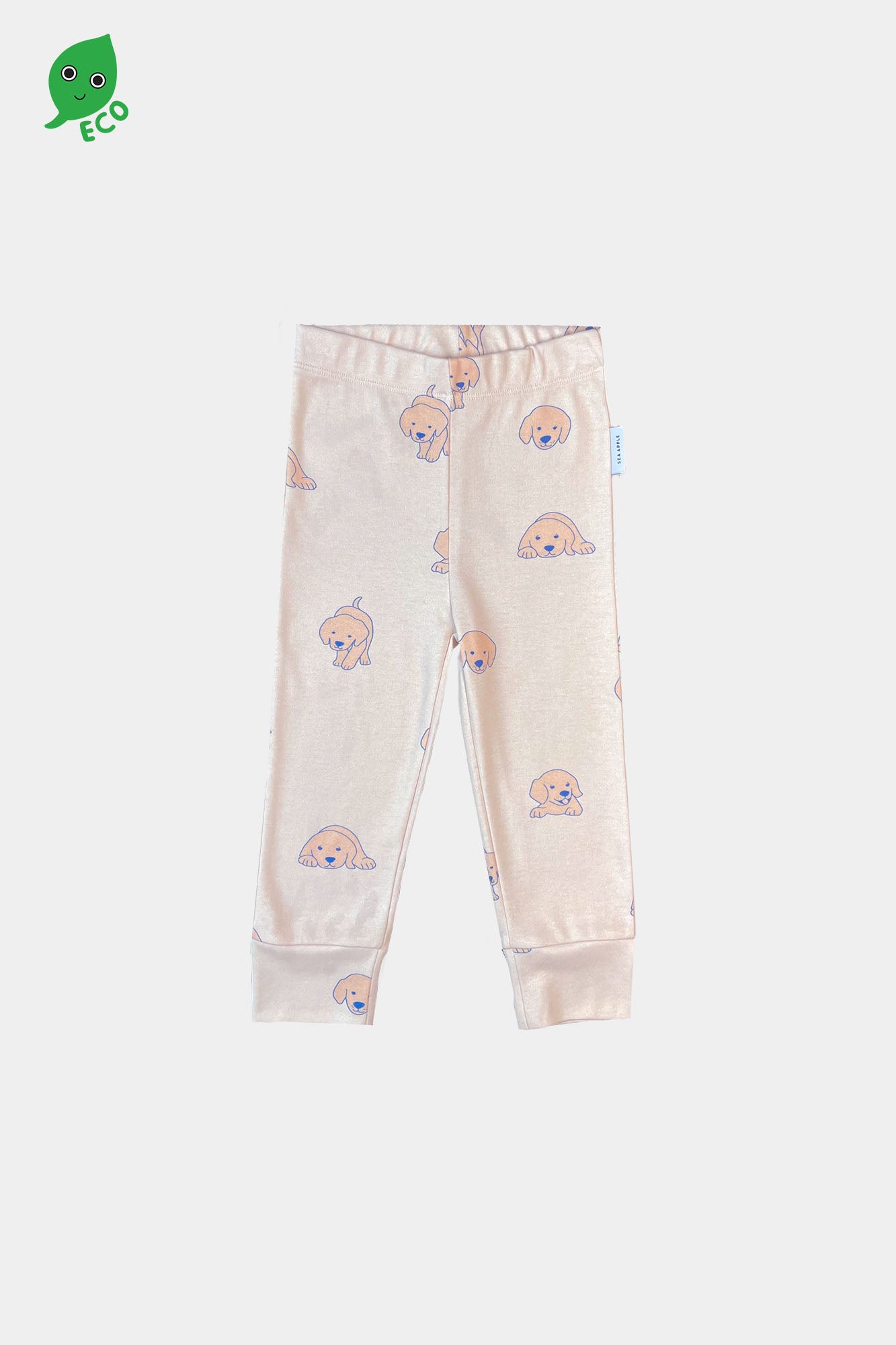 Puppy Cream Pyjamas Top &amp; Pants Set