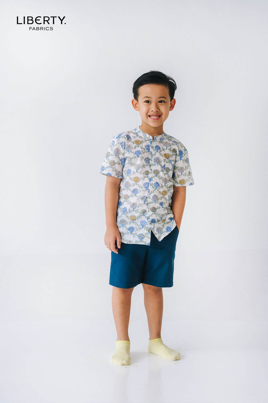 Spring Orchard Liberty Mandarin Shirt