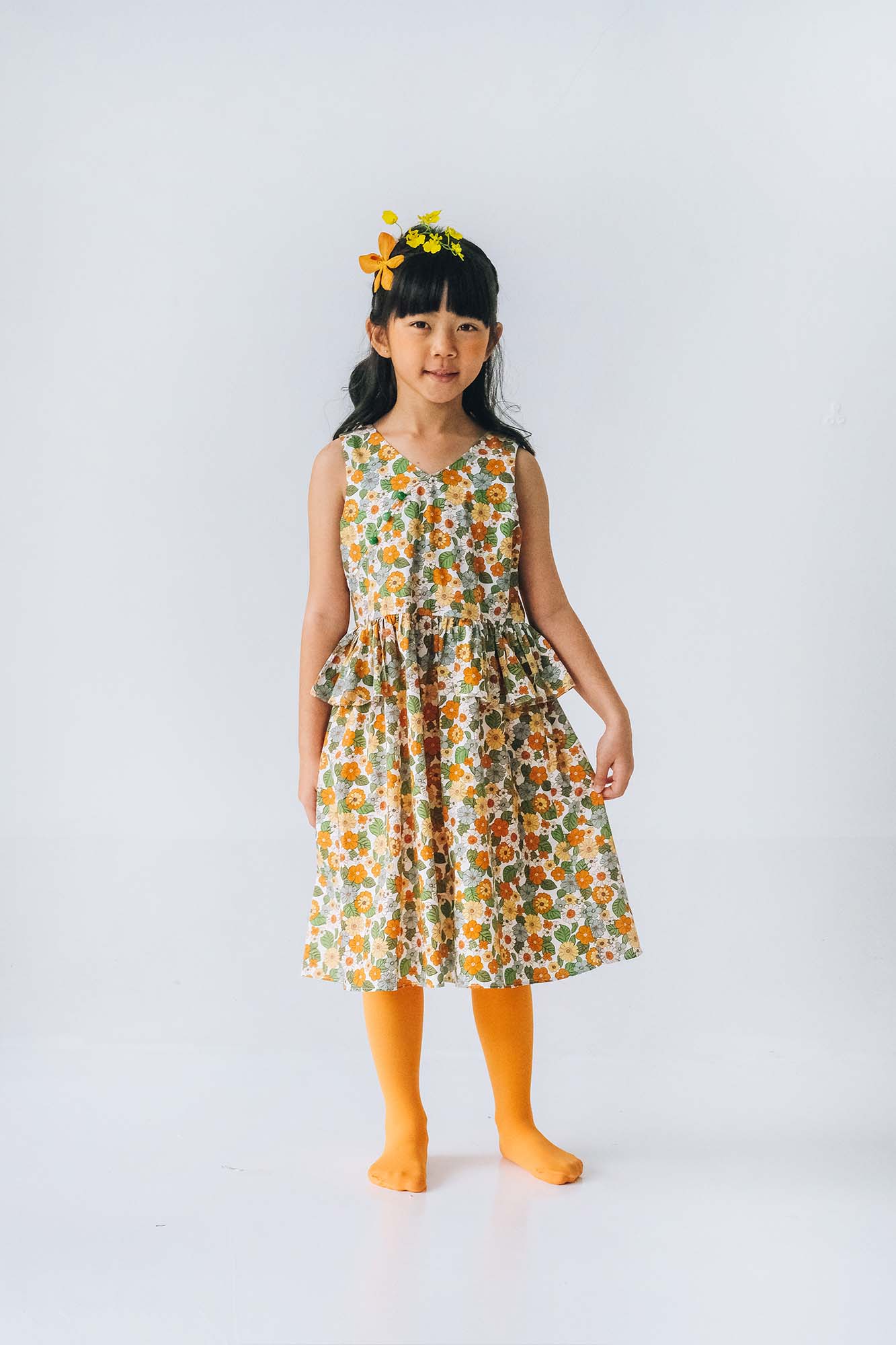 Kumquat V Neck Dress