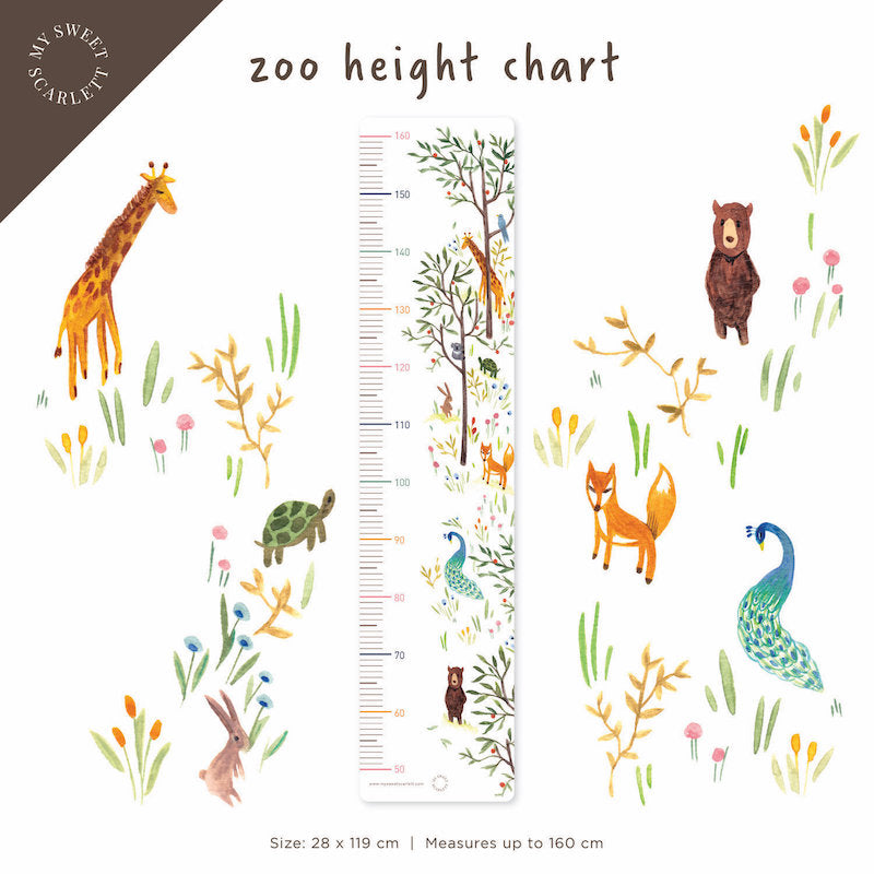 Zoo Height Chart - Sea Apple