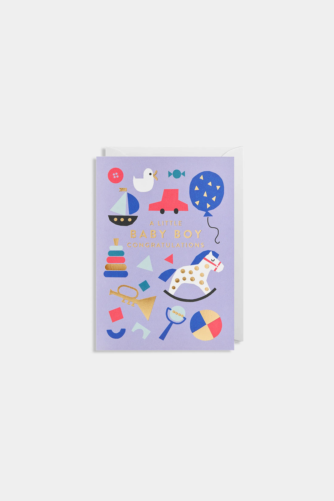 A Little Boy Congratulations Greeting Card