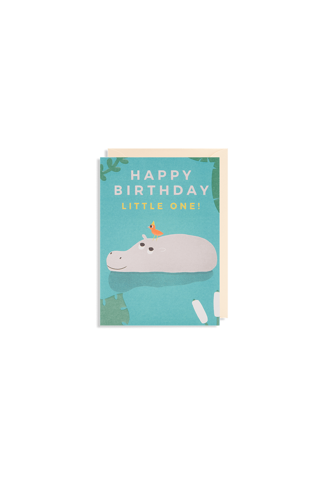 Birthday Hippo Greeting Card - Sea Apple