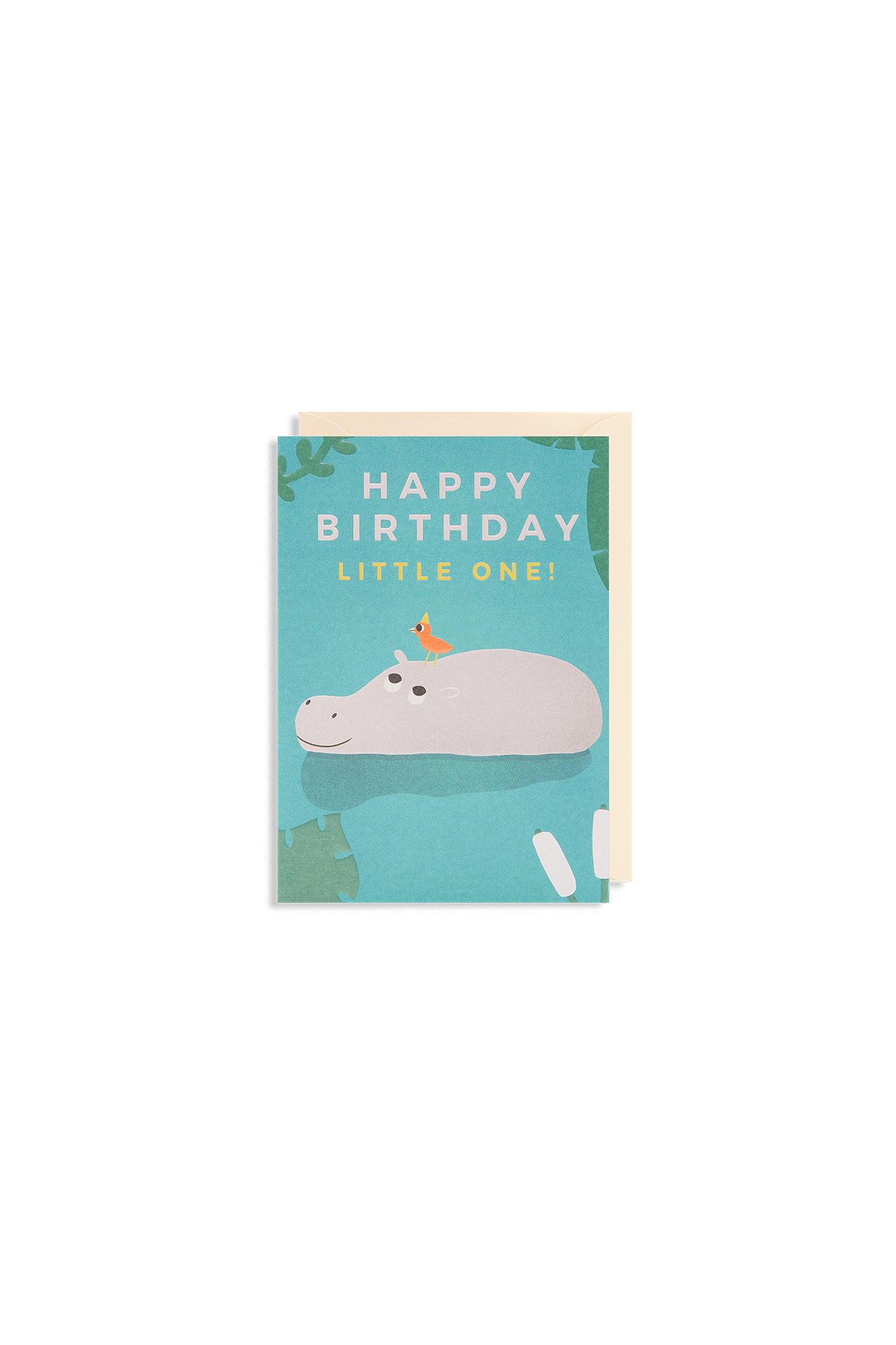 Birthday Hippo Greeting Card - Sea Apple