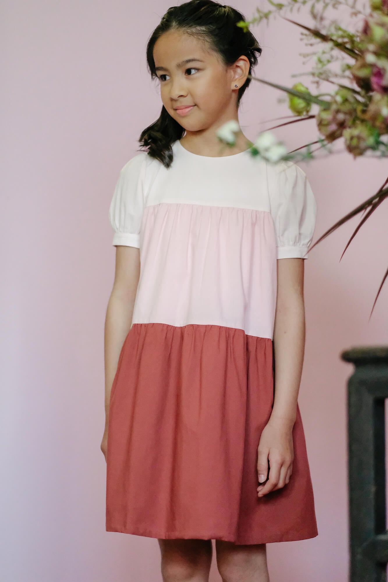 Oolong Smock Dress - Sea Apple