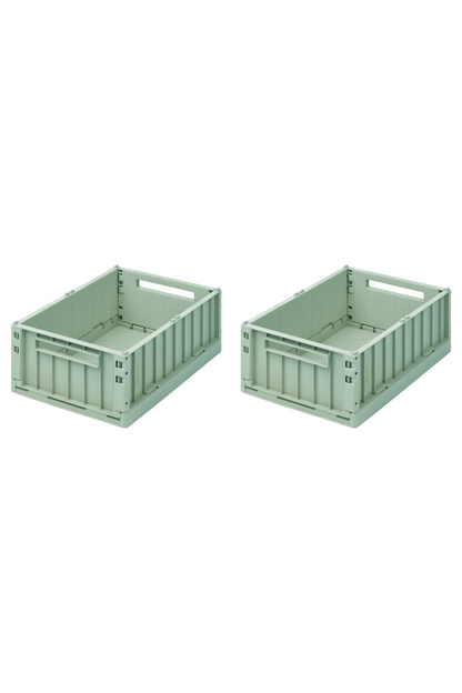 Liewood Peppermint Weston Storage Box M 2-pack