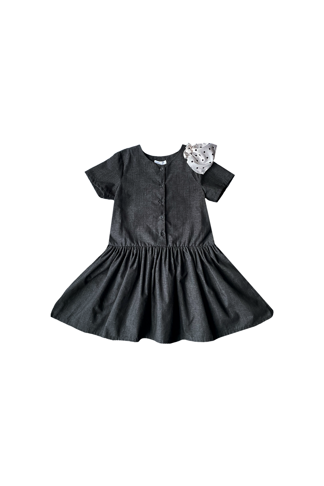 Midnight Dot Morgan Dress - Sea Apple