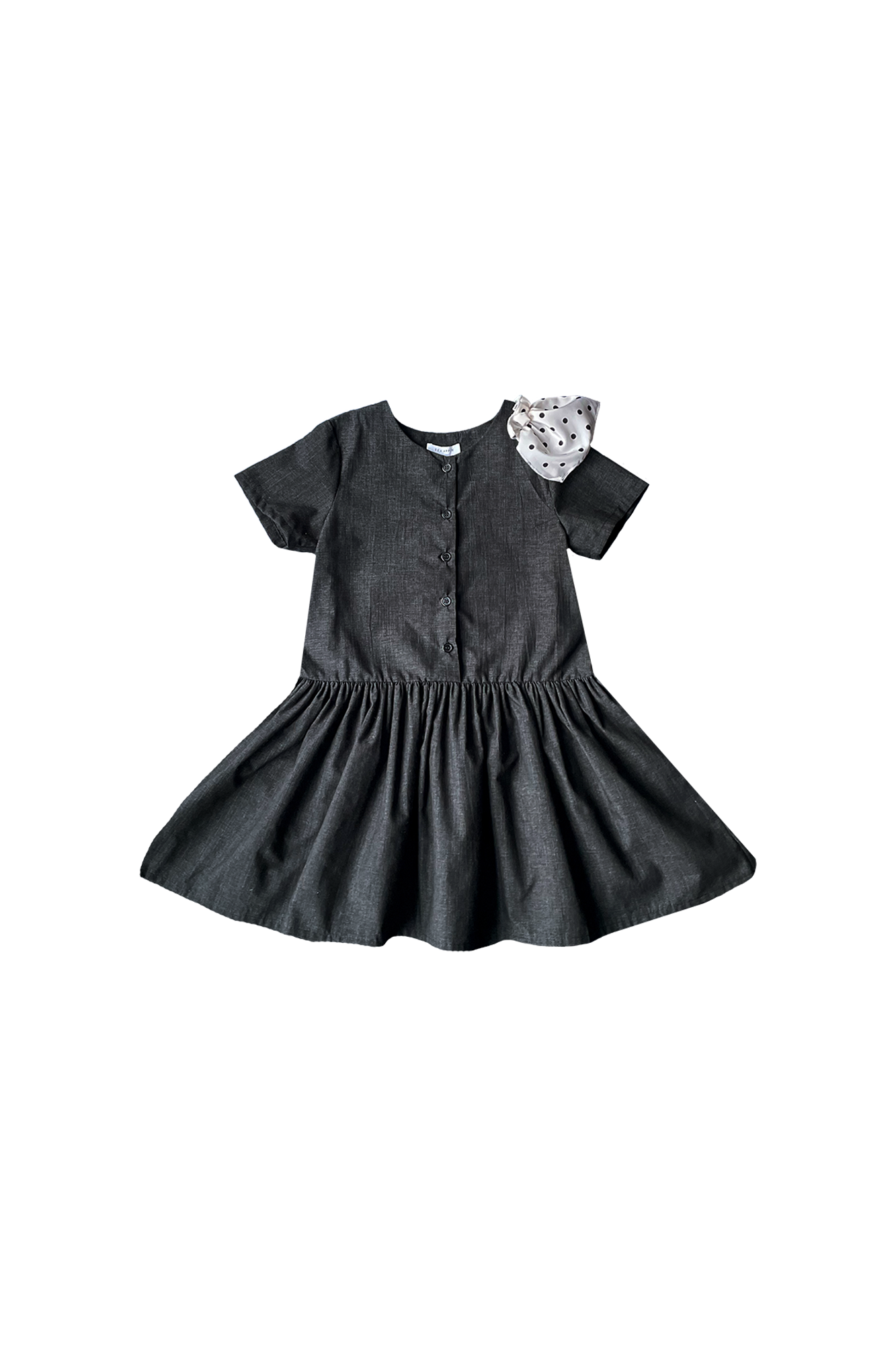 Midnight Dot Morgan Dress - Sea Apple