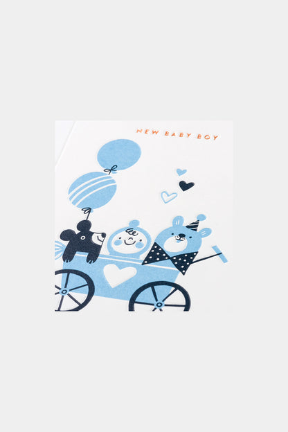 Hello Little Man Greeting Card