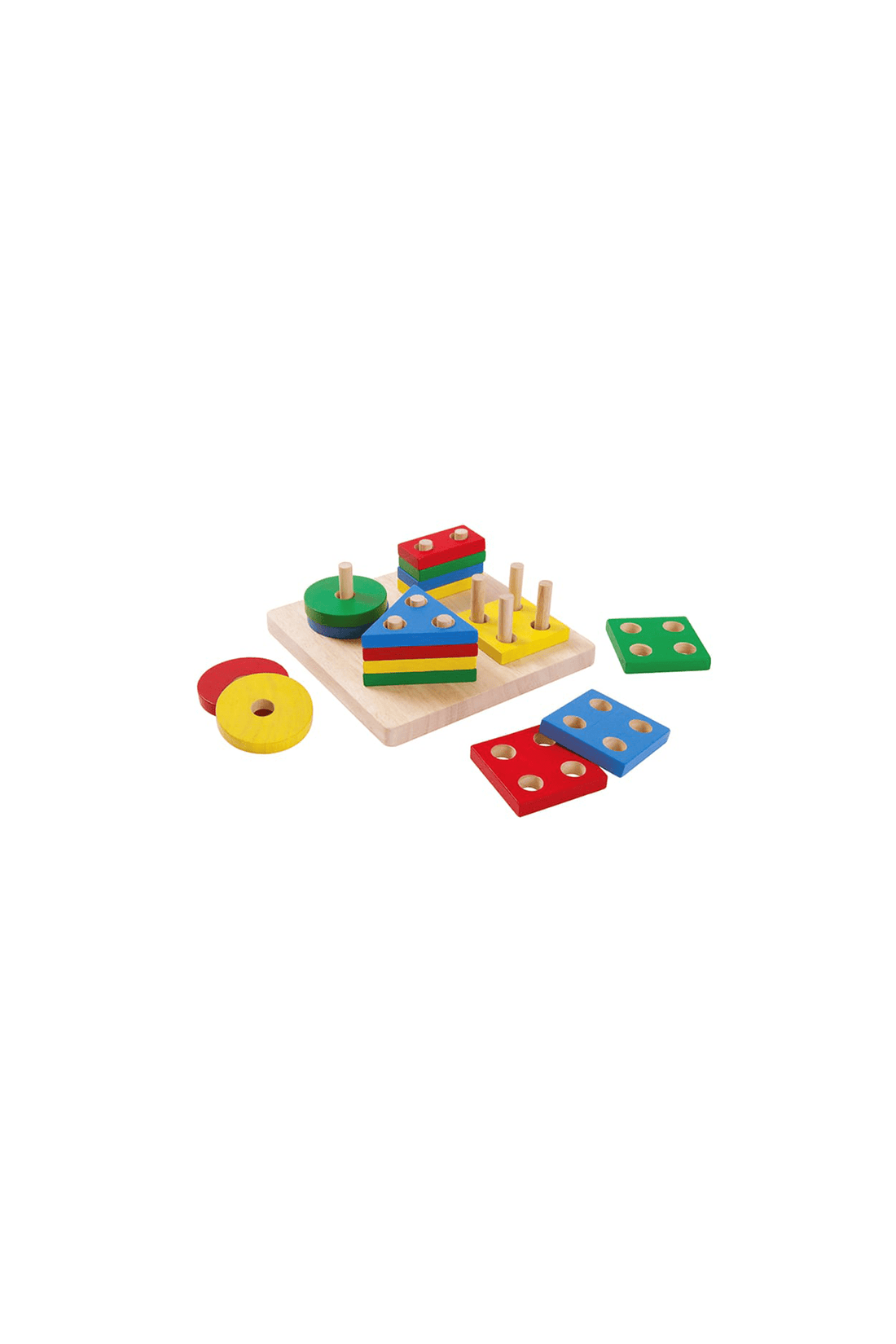 Plantoys Games GEOMETRIC SORTING BOARD