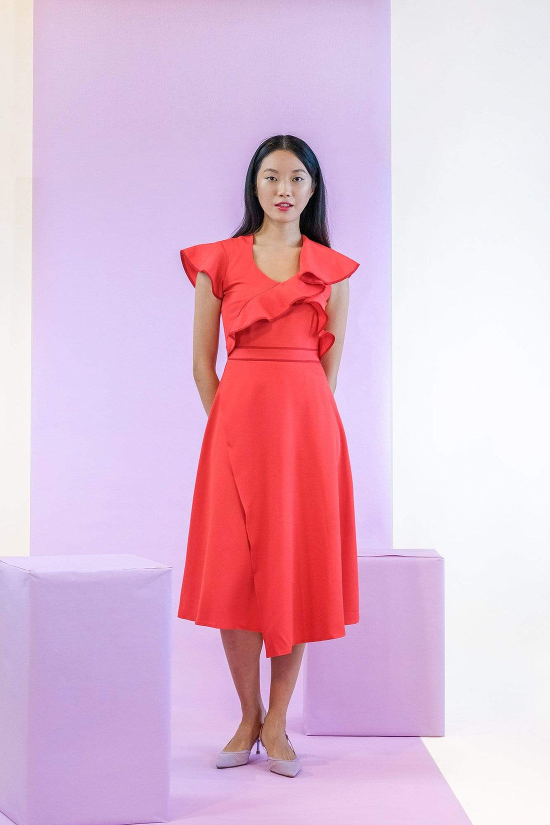 Sea Apple The Way You Are Ruffled Dress