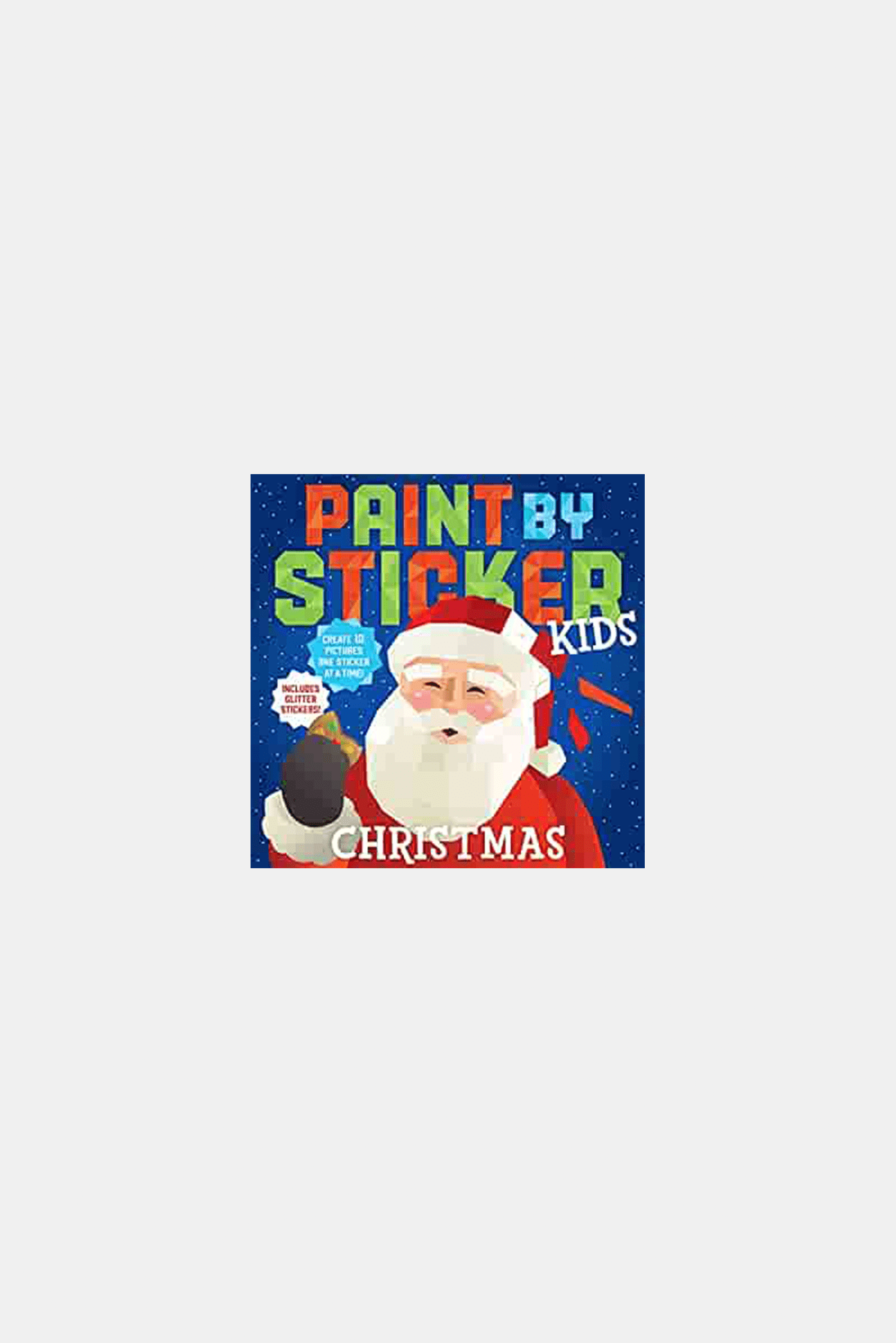 Various Publishers Books Paint By Sticker Kids - Christmas Paperback