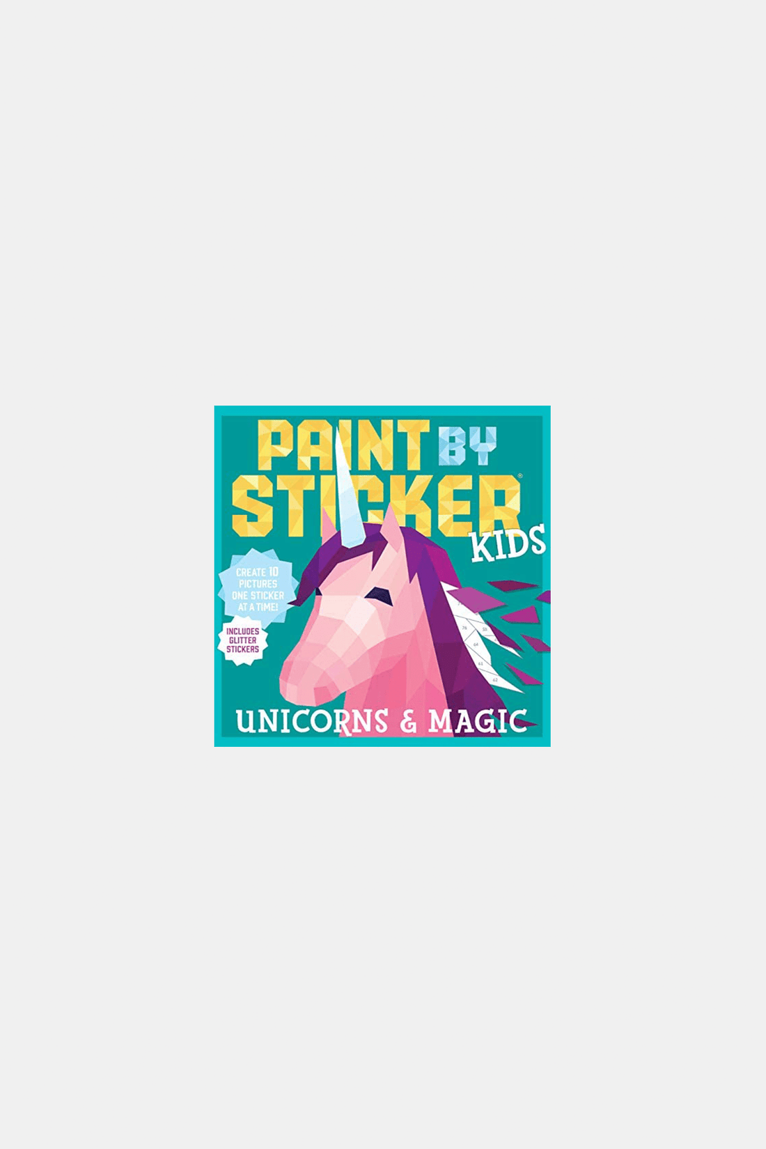 Various Publishers Books Paint By Sticker Kids - Unicorns & Magic Paperback
